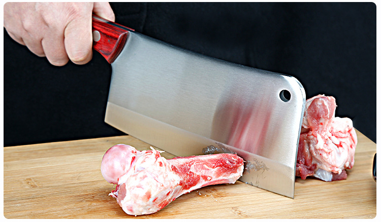 屠夫商用专业砍骨刀牛骨头专用斩骨刀家用排骨刀加厚剁骨刀卖肉刀