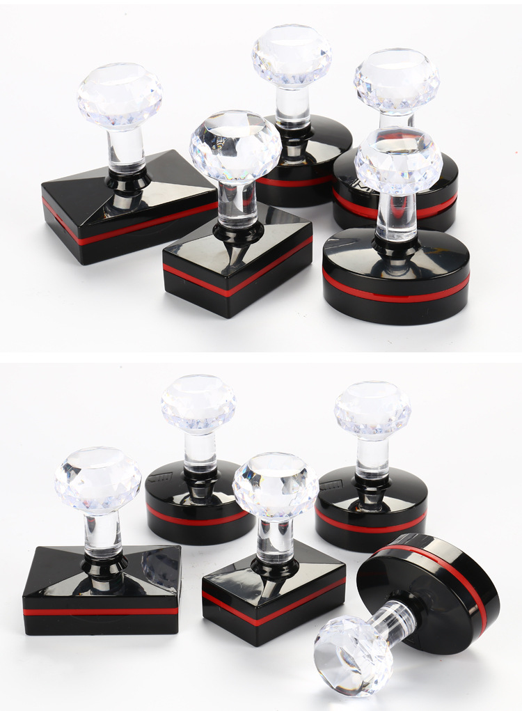 水晶光敏印章材料批发优质免封边印章料含优质光敏垫包邮厂家直销