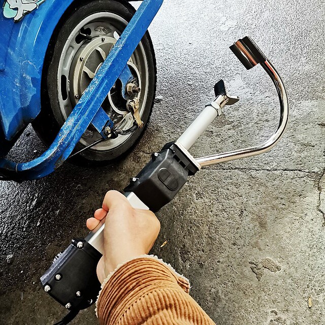 摩托车轮胎换胎工具电动车扒胎器便携式电动剥胎卸胎压胎扒胎工具