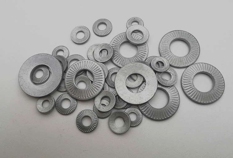 m8m20达克罗nfe25511zml法式垫圈蝶形直纹法式垫圈防松垫圈