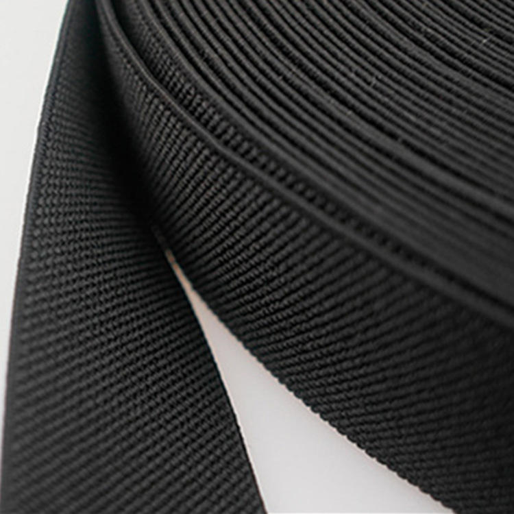 鸿乐兴涤纶双面斜纹松紧带5cm橡筋 单面斜纹松紧带服装辅料批发