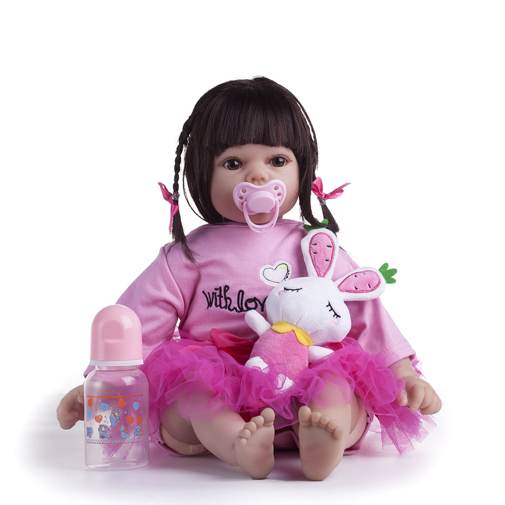 ebay亚马逊速卖通热销reborn doll出口仿真婴儿娃娃重生娃娃软胶