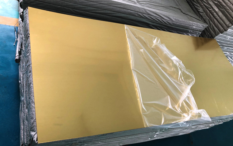 厂家批发拉丝金abs双层复合板金属面黑底雕刻铭牌材料板