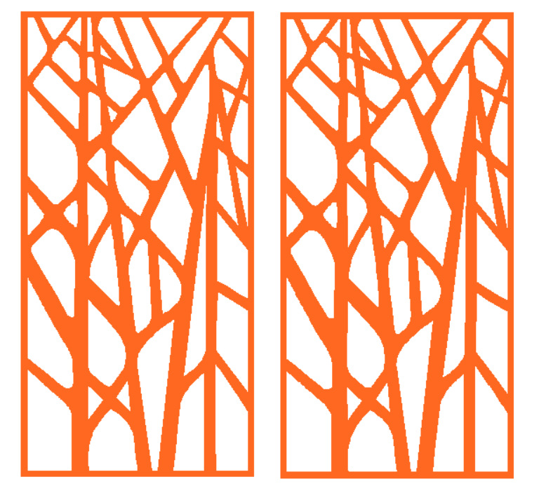 东林中式pvc木塑密度板镂空吊顶木花格玄关隔断屏风电视背景墙