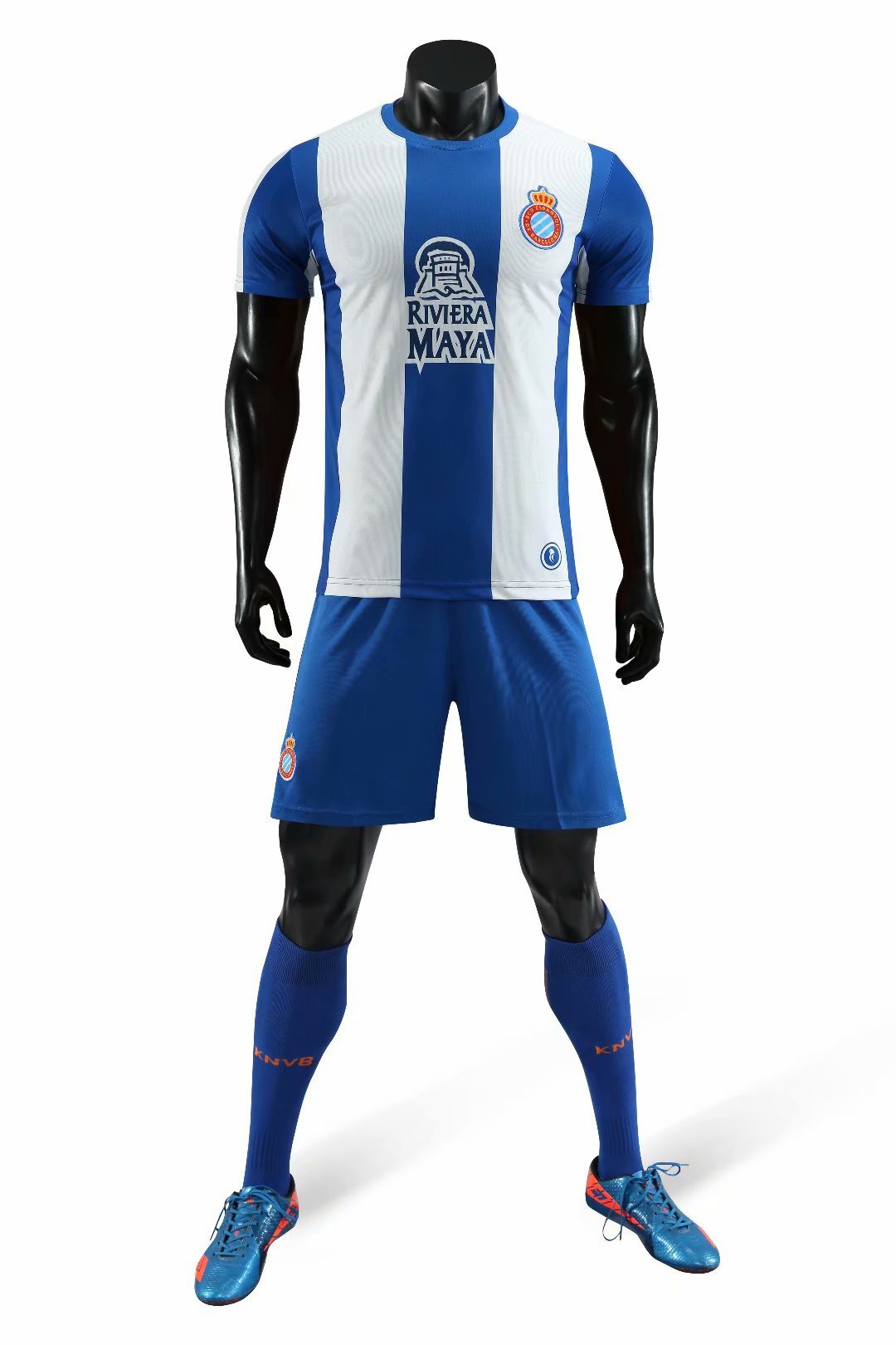 西班牙人足球服定制主客场武磊球衣公司组队定做比赛训练队服球衣