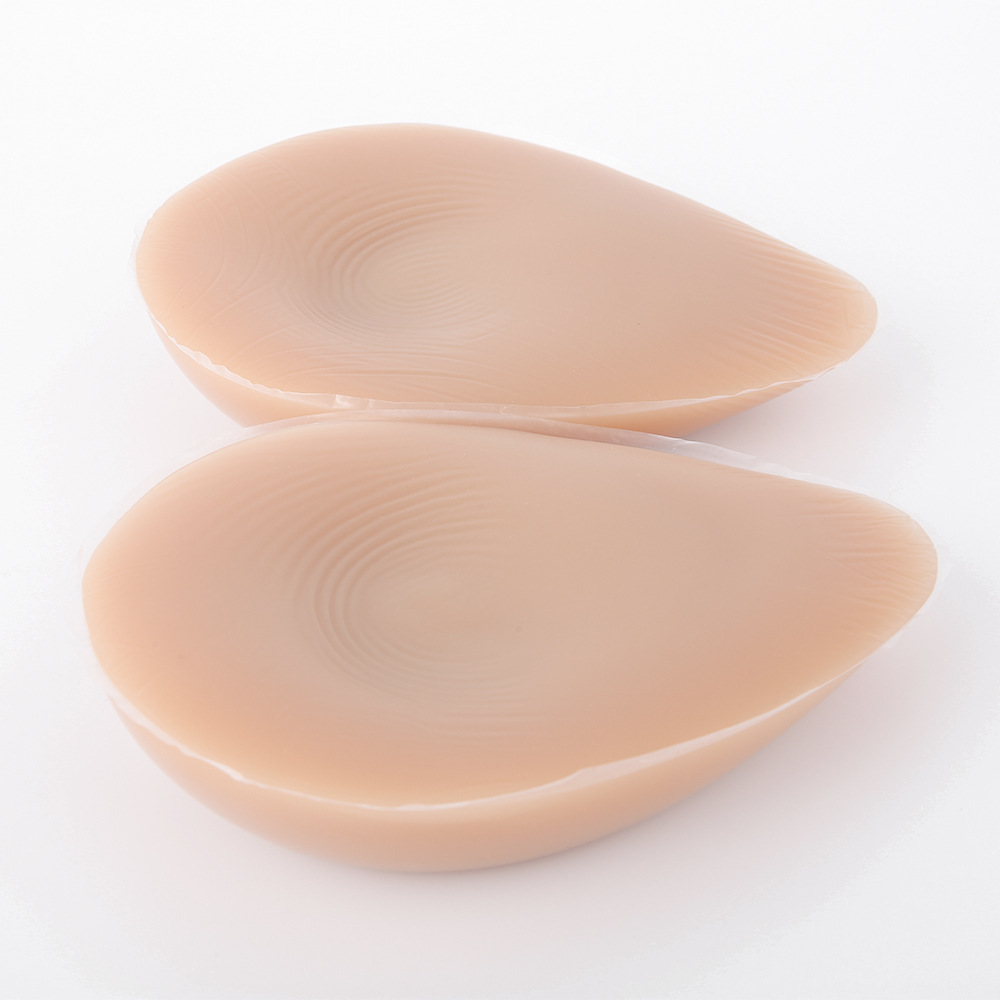 凹底水滴型硅胶术后义乳 伪娘变装义乳 仿真硅胶假奶假乳房假胸