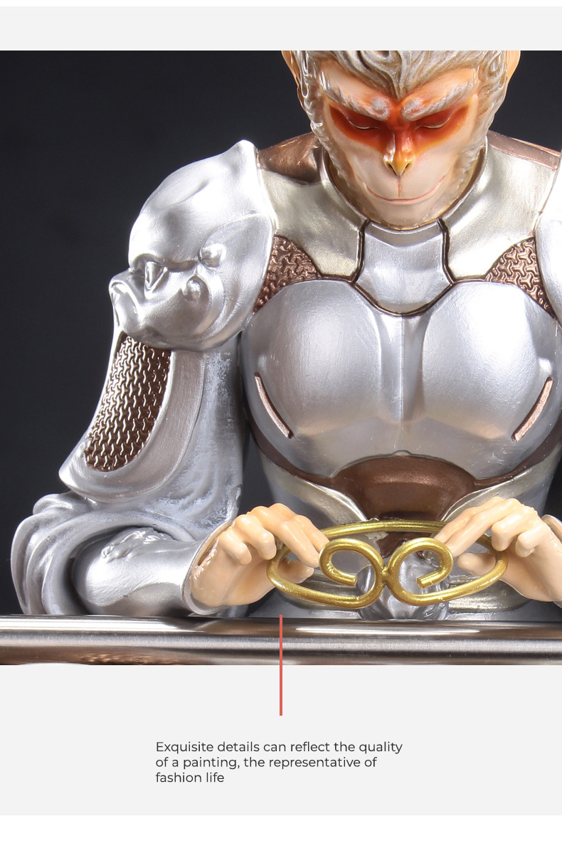 斗战胜佛摆件孙悟空工艺品礼物创意家居装饰品玄关桌小摆设电视柜