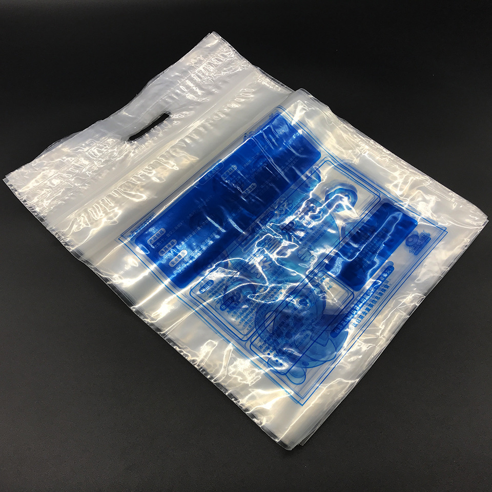 定做批发pe手提骨袋玩具包装袋服装收纳袋可印logo精美图案印刷