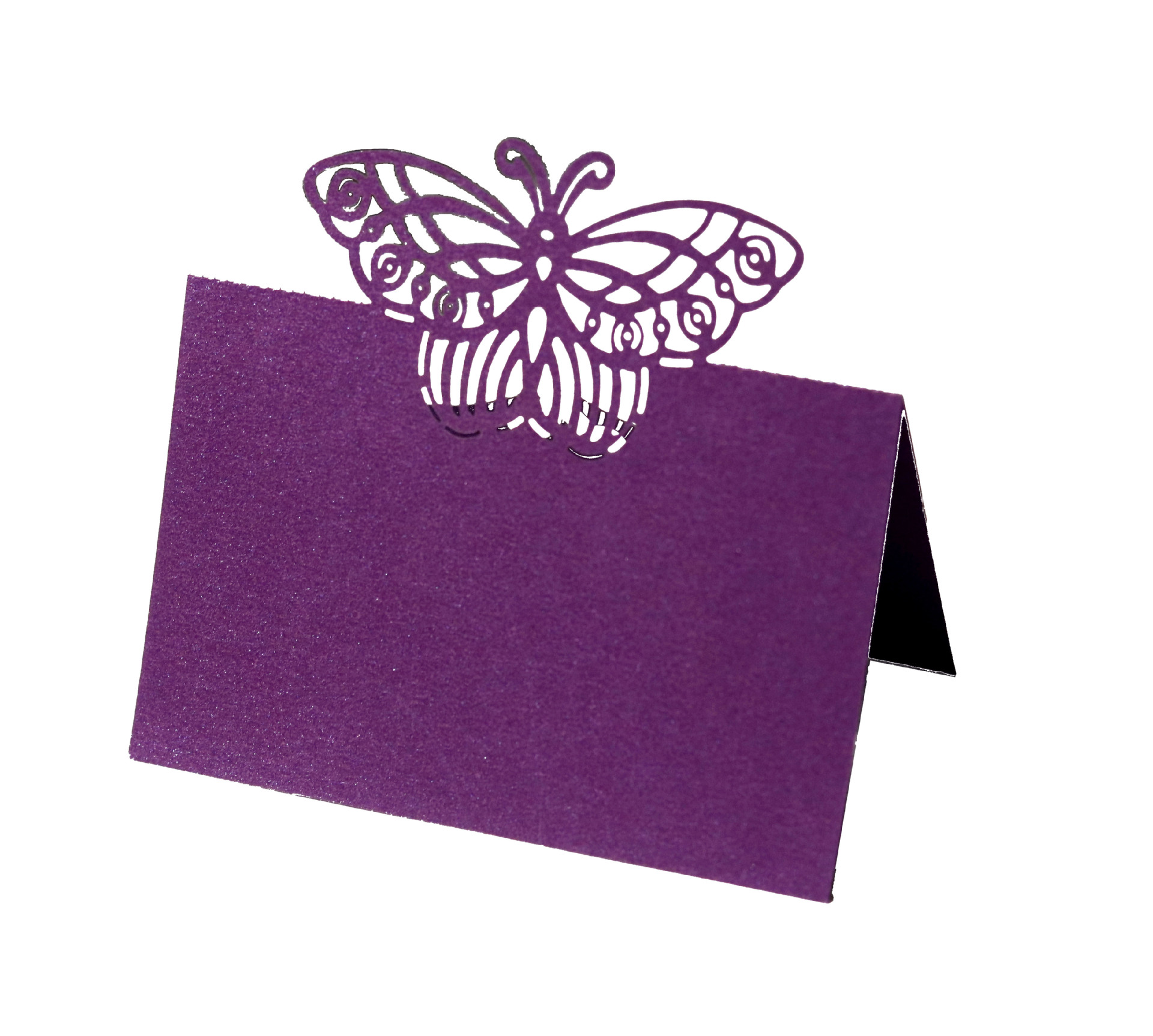 欧式结婚席位卡 蝴蝶卡片激光镂空纸桌卡 座位牌卡姓名座次卡批发