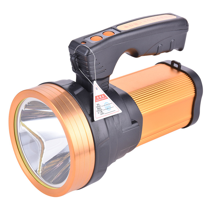 防爆应急充电探照灯户外露营三防手电筒登山垂钓led照明手提灯
