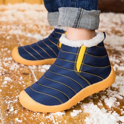 男童棉鞋冬季2019新款童鞋大棉保暖防水防滑小学生中大童雪地棉靴