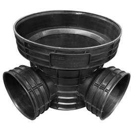 批发污水检查井 多规格塑料检查井pe配件齐全 市政排污弯头井