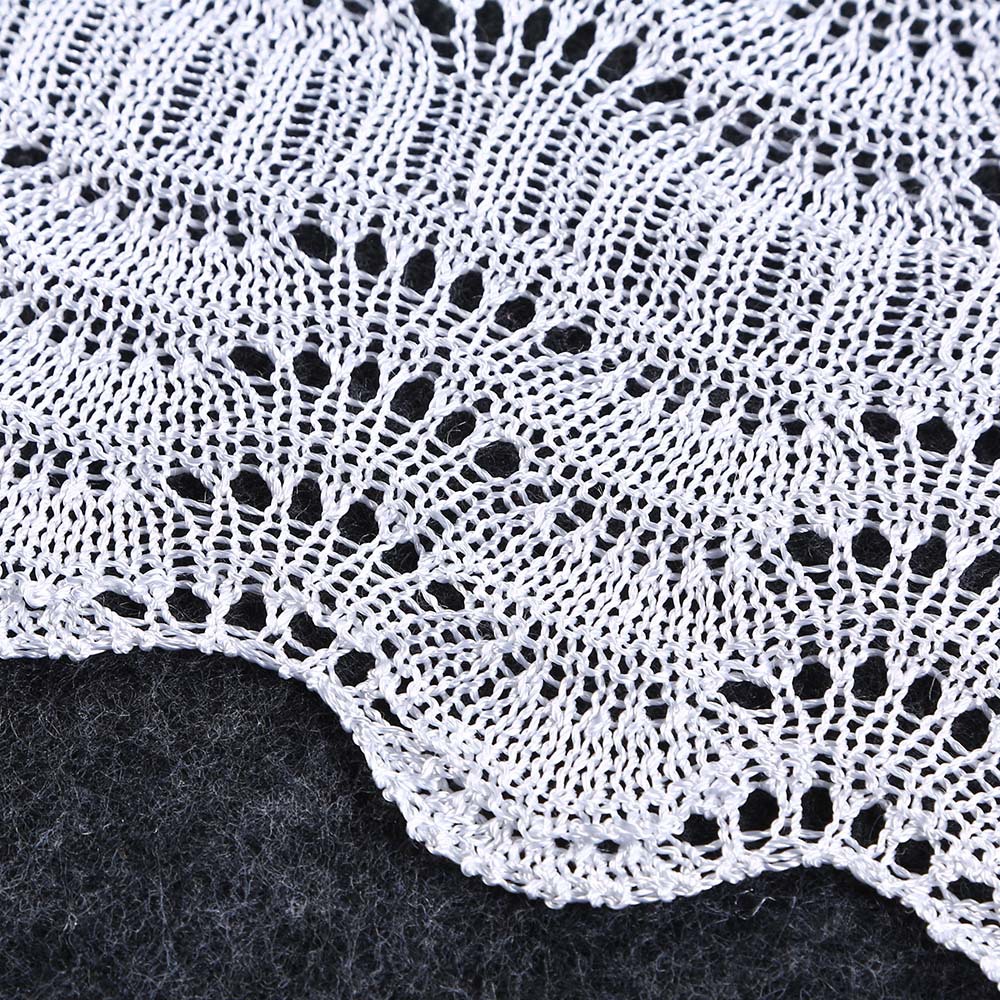 产地货源 孔雀花针织镂空中袖披肩 空调开衫批发 冰丝外套