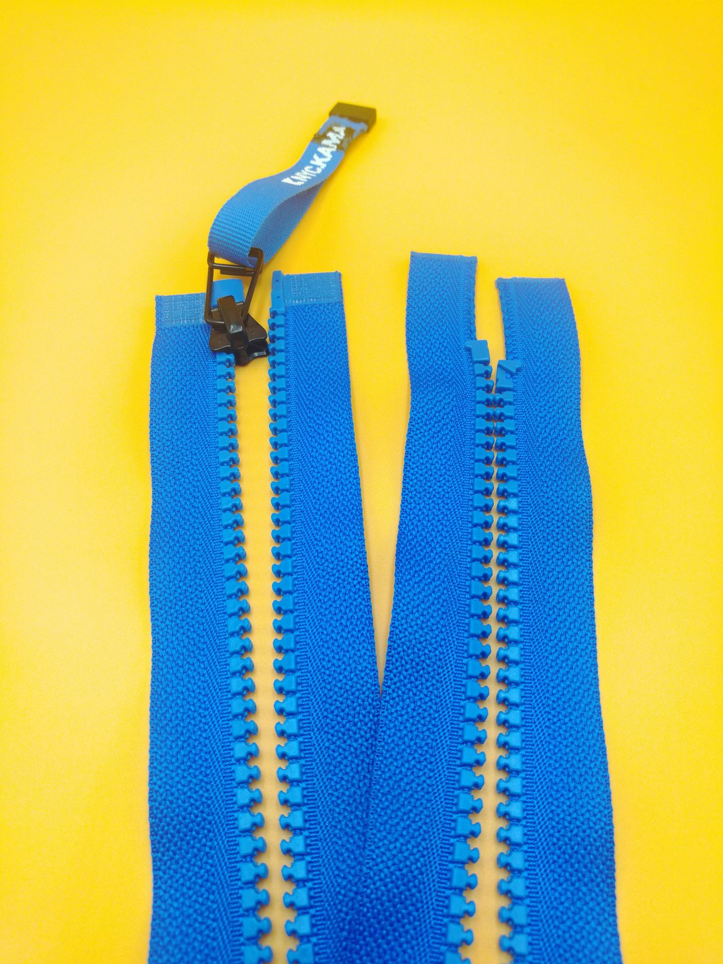 5号胶牙拉链条装开尾自锁羽绒服装箱包睡袋塑料拉链定制 树脂拉链