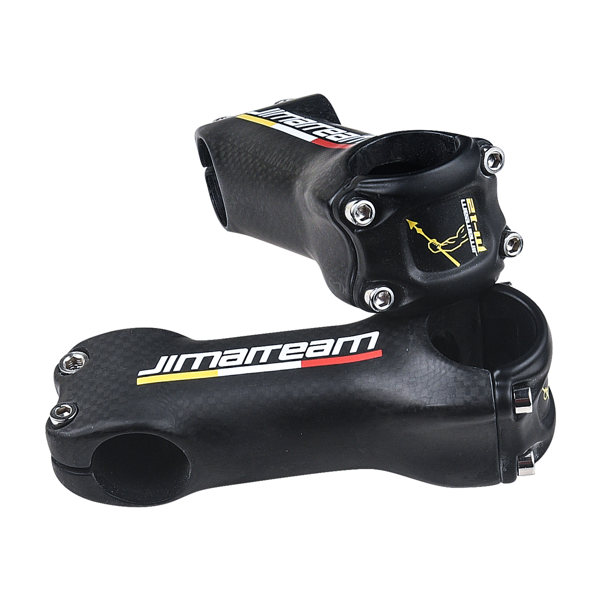 2019新款jimaiteam全碳纤维山地把立公路车龙头自行车立管6度17度