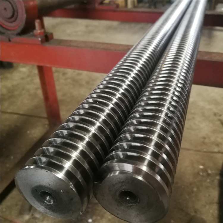 厂家直销梯形丝杆加工定制tr50*8机床t形螺杆全杆车丝大量批发