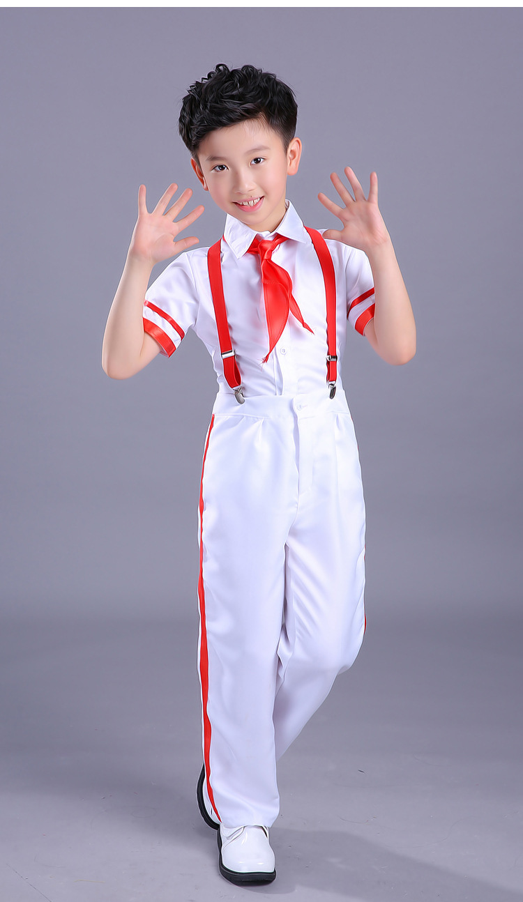 中小学生少先队员服装我是红领巾舞蹈表演服儿童大合唱演出服纱裙