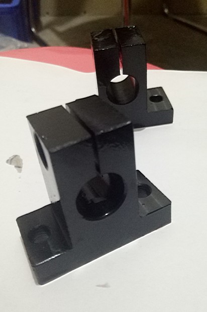 钢制立式轴承光轴支架支撑座/固定座 sk8/10/12/13/16/20/25/30