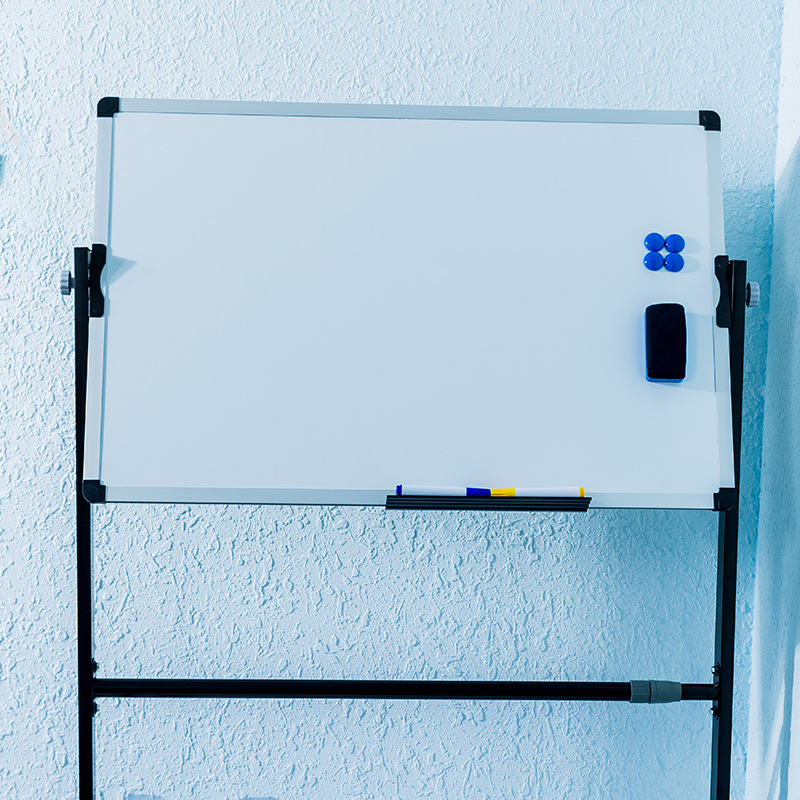 单面磁性白板支架挂式办公白板移动写字板90*120会议教学白板