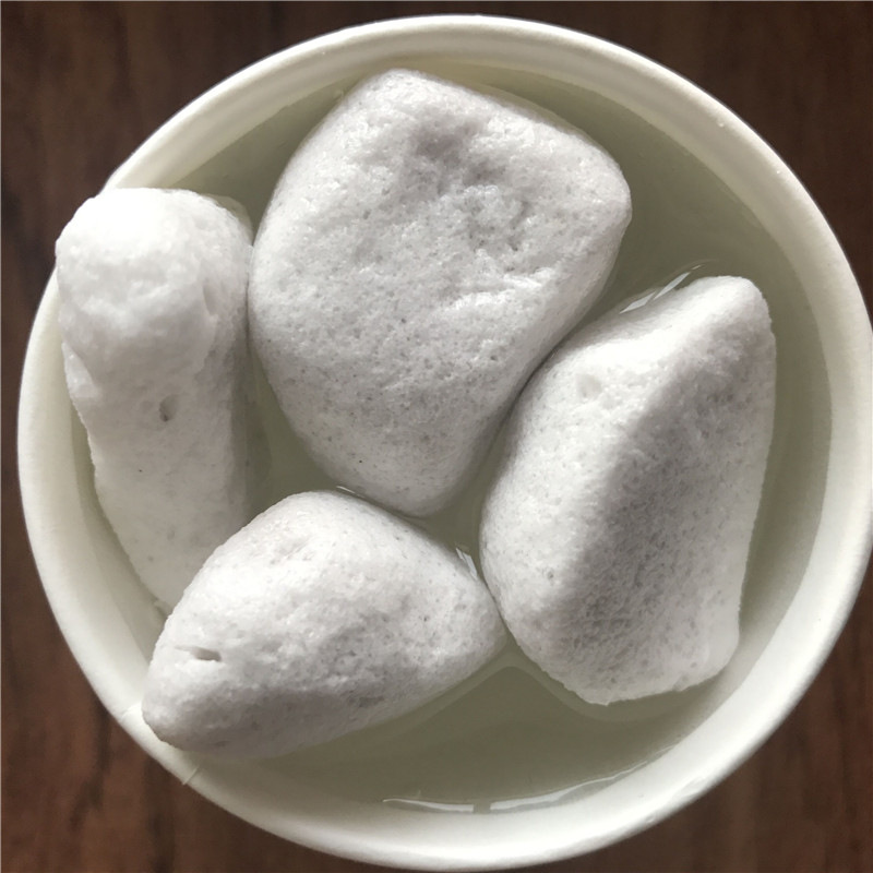 供应白浮石 轻石颗粒 水产养殖 建筑工程用白色轻石1-3