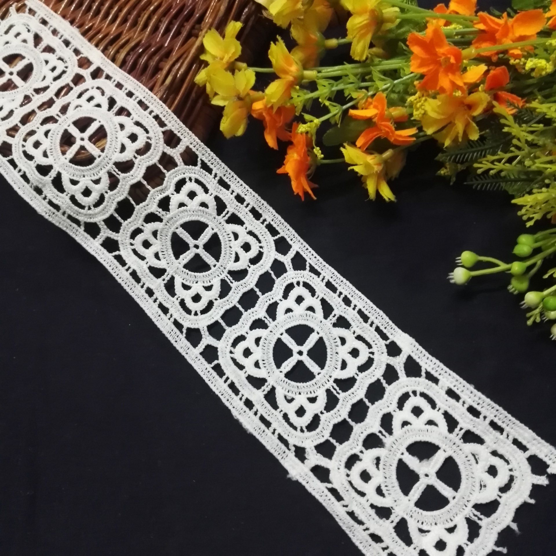 牛奶丝花边_7.5 牛奶丝 水溶镂空刺绣条码 m2278款 欢迎来样起版订做 