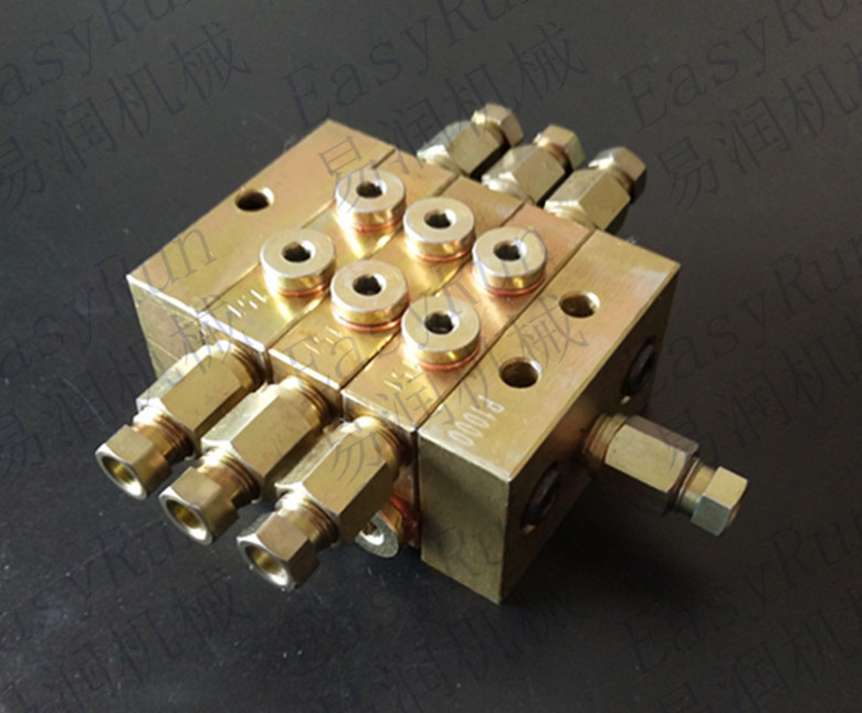 jpq1型冲床分油器一分6孔位油脂递进式分配器南方路基分配阀