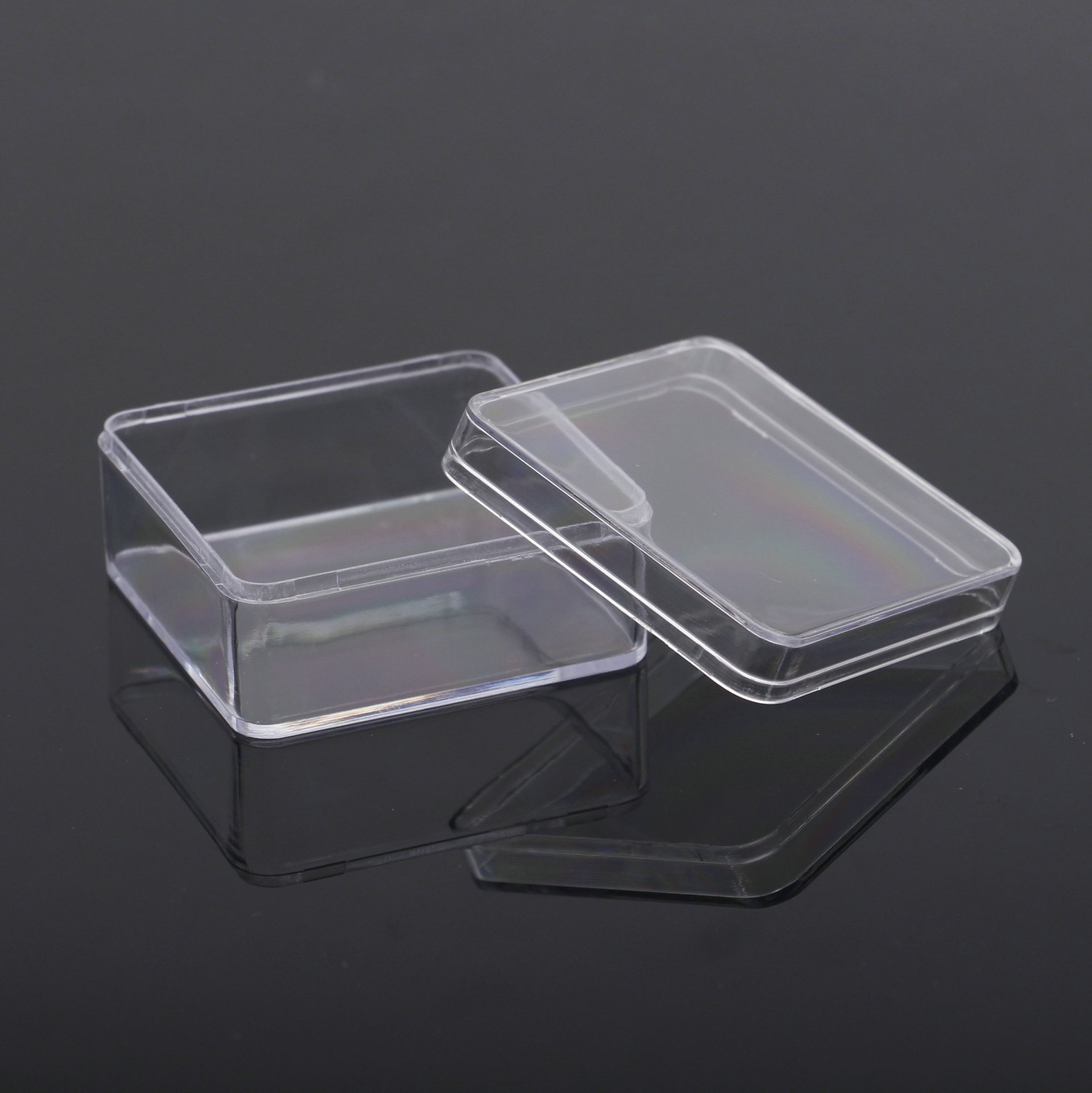 正方形高透明塑料盒 小型商品玩具包装盒 饰品透明塑料盒厂家定制