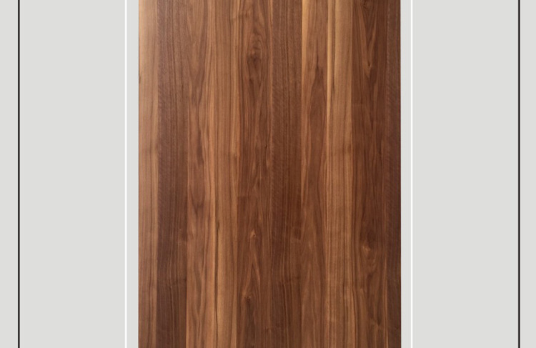 天然胡桃木定制木皮装饰kd板科定木饰面uv免漆木饰面板