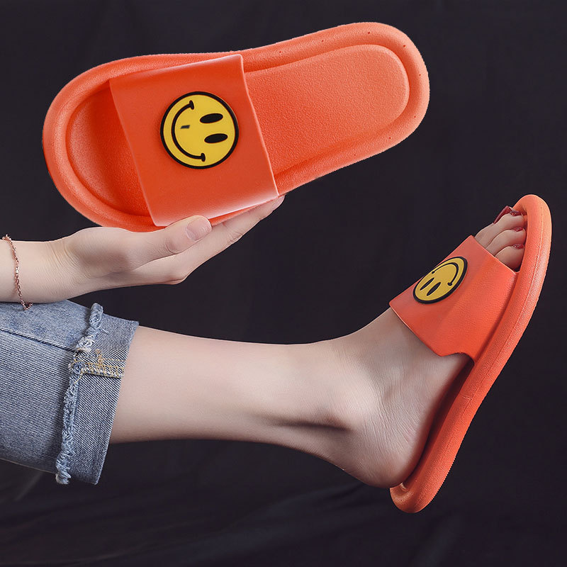 笑脸拖鞋emoji拖鞋女亲子儿童可爱拖鞋情侣室内家居浴室拖鞋