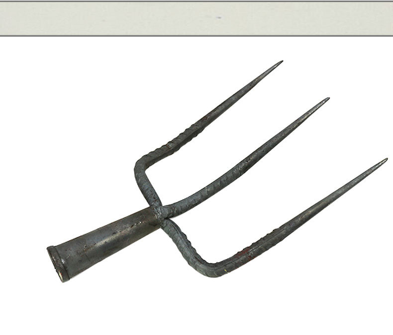 翻地叉挖地叉松土器三齿叉三齿锄农具农用钢叉铁叉锄头翻土耙子