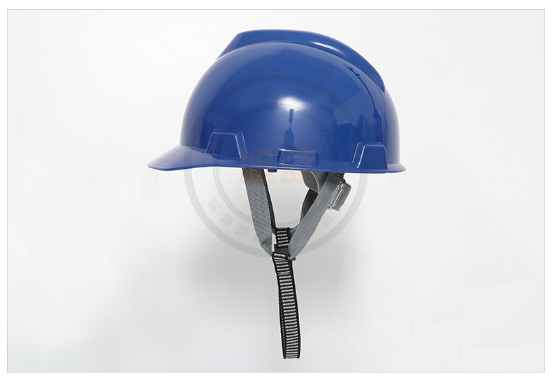 v型加强顶筋抗冲击国标abs安全帽工地施工建筑工程电力劳保头盔