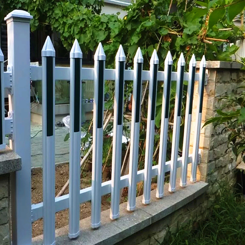 pvc塑钢护栏 栏杆 别墅庭院社区学校围墙栅栏 变压器隔离防护围栏