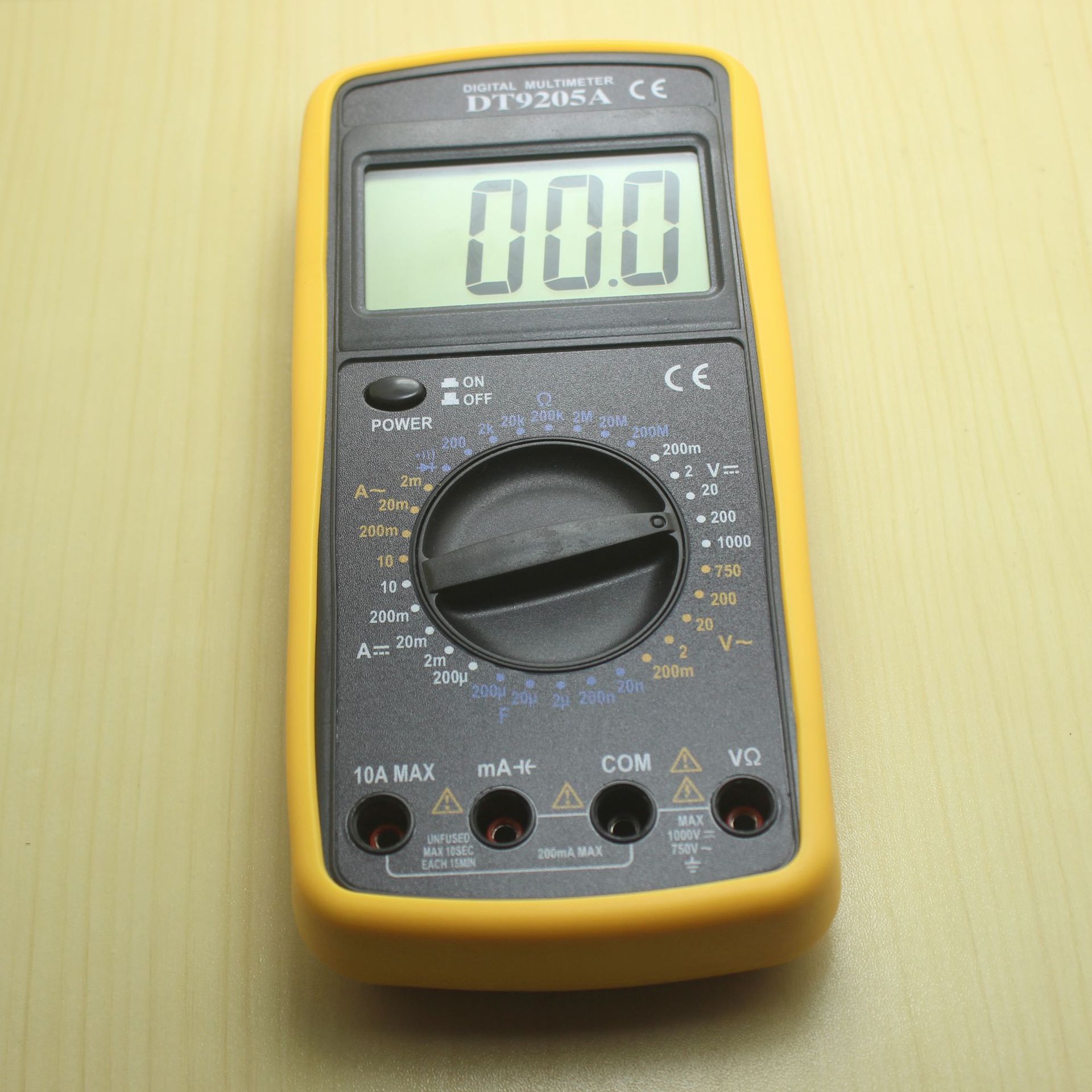 数字万用表 维修测量万用表 手持式万用表 通用型多用表dt9205a