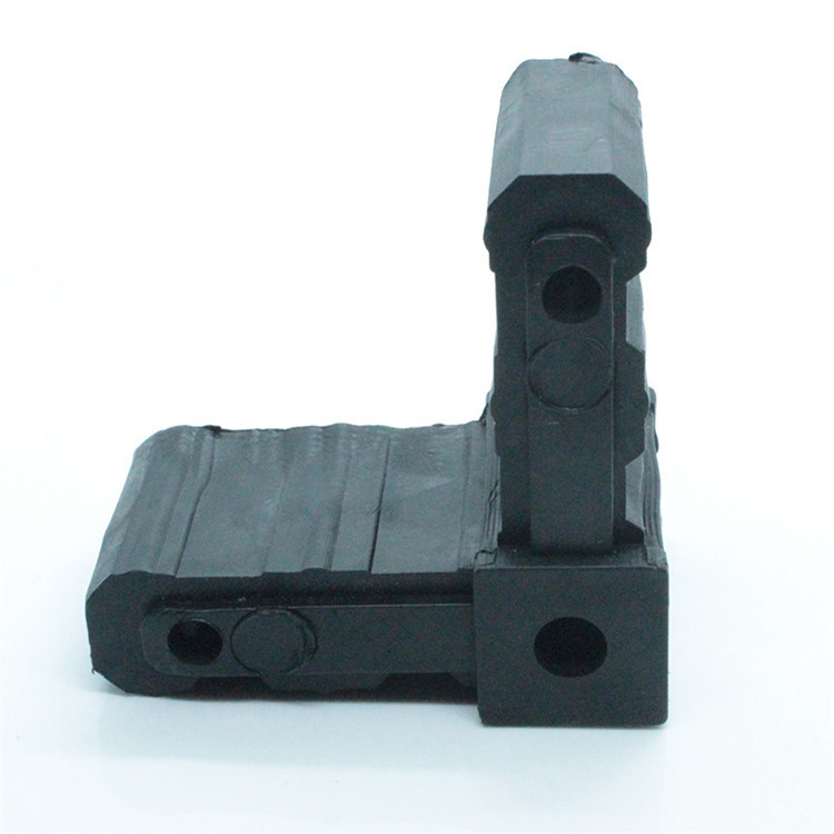 黑色钢副框角码2.0 钢副框角部连接插角 钢副框2040*2.0 实心