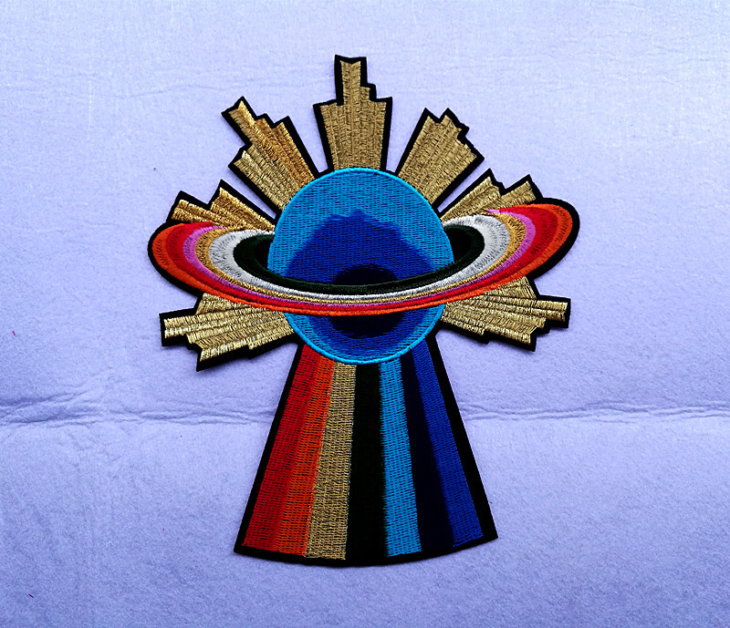 七彩星球刺绣布贴.时尚霸气衣服t恤修补补丁贴服装辅料精品布贴花