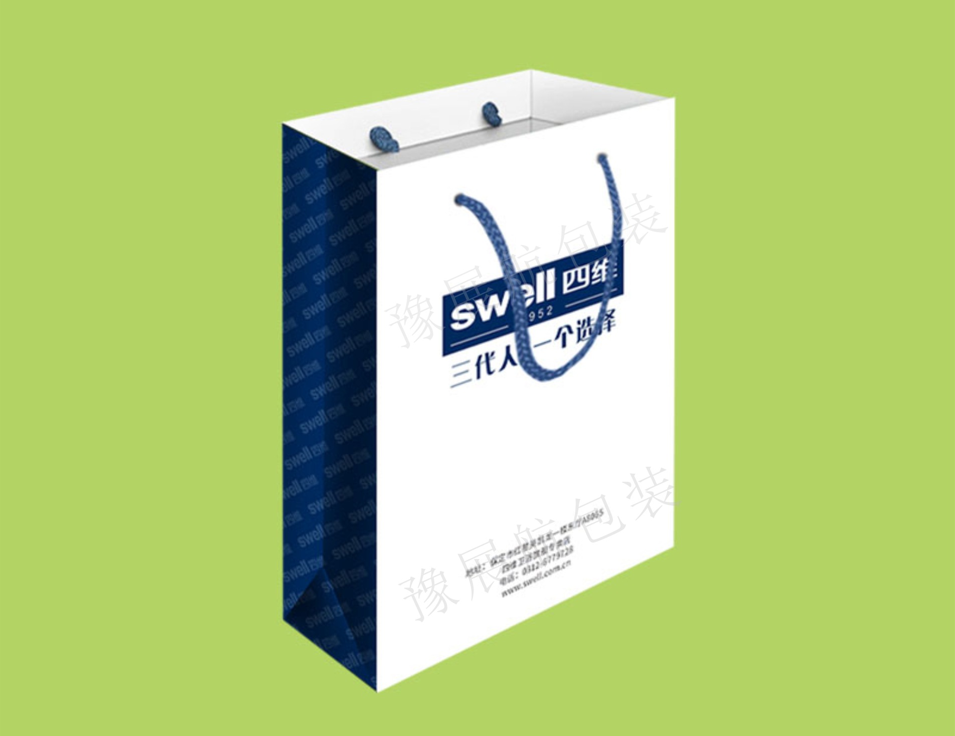 手提纸袋定做 装修装饰家居建材类公司纸质广告宣传手提纸袋定制