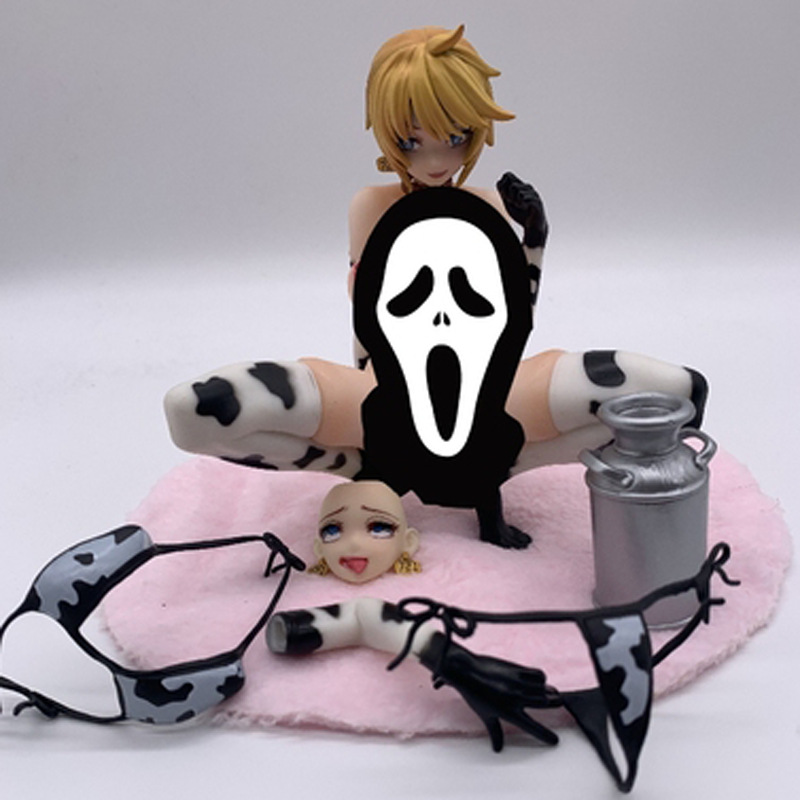 丸乐动漫 721番q-six 奶牛 a乳牛life 美少女盒装手办摆件