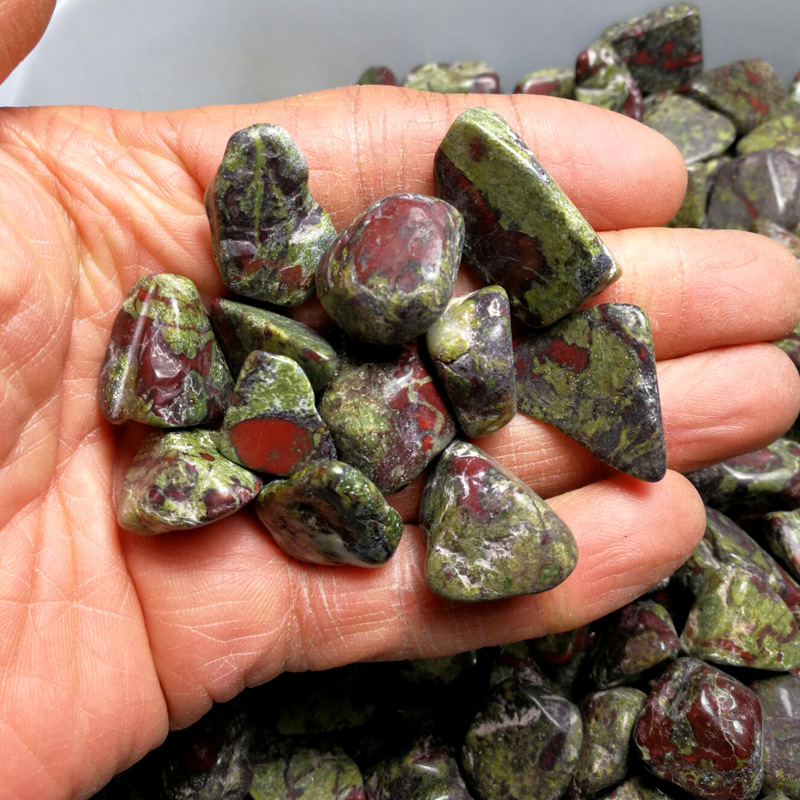 20~40毫米天然龙血石碎石批发鱼缸石盆景石每100克
