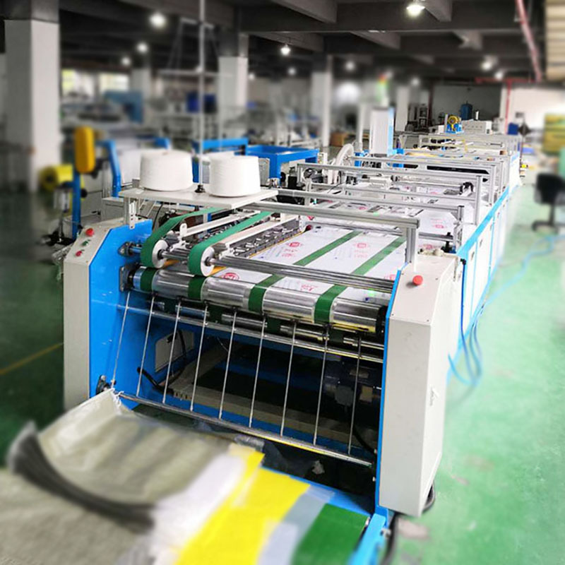 供应编织袋切套缝一体机 编织袋饲料袋用全自动切套缝一体机