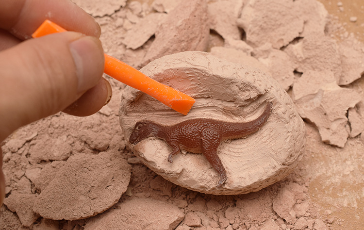 挖掘玩具恐龙蛋考古玩具仿真恐龙化石 diy儿童益智玩具恐龙骨架蛋