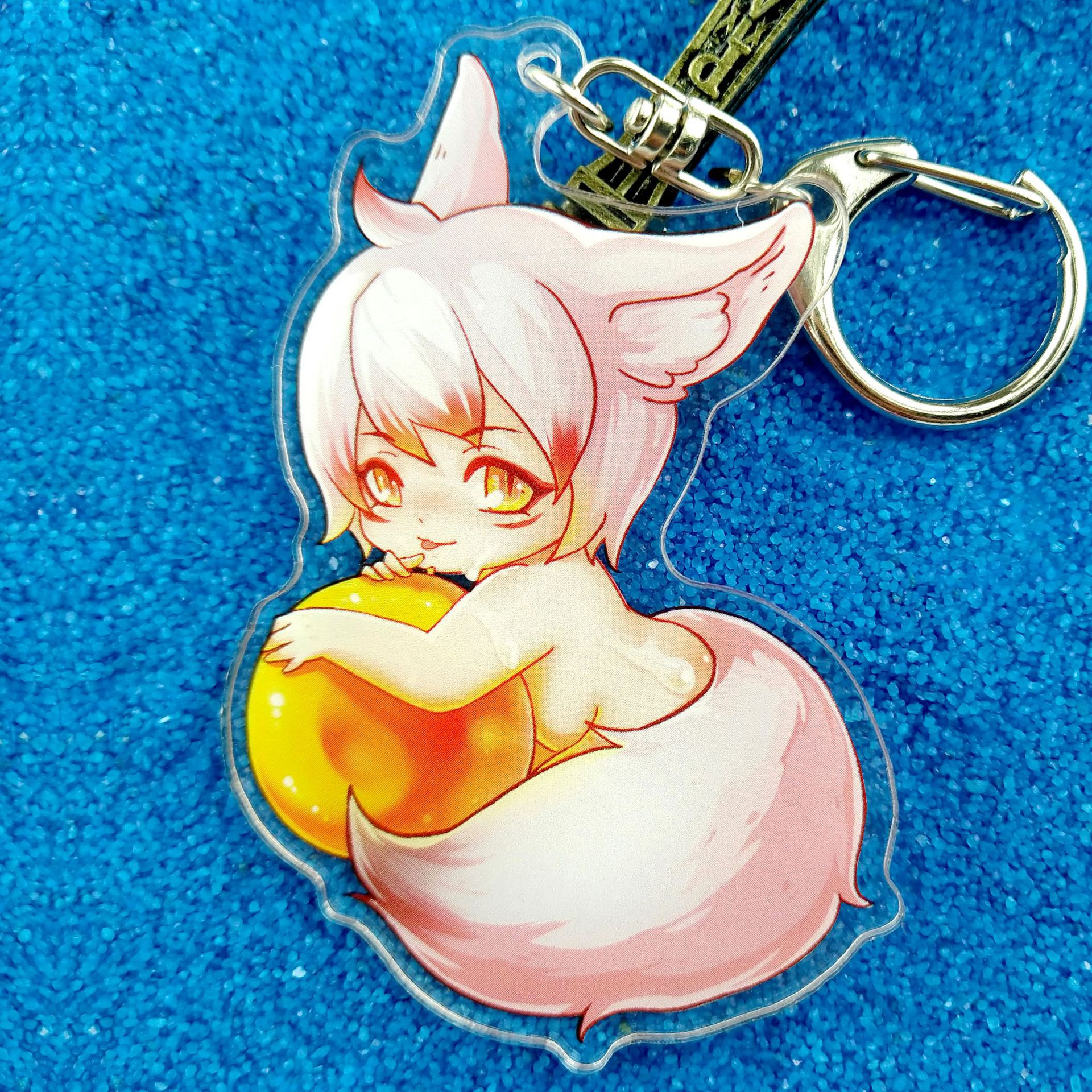 亚克力钥匙扣定制透明双面卡通动漫创意企业logo钥匙挂件定做厂家