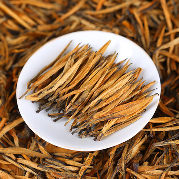 滇润泽凤庆滇红大金针批发云南特产滇红茶理条金针散装红茶500g