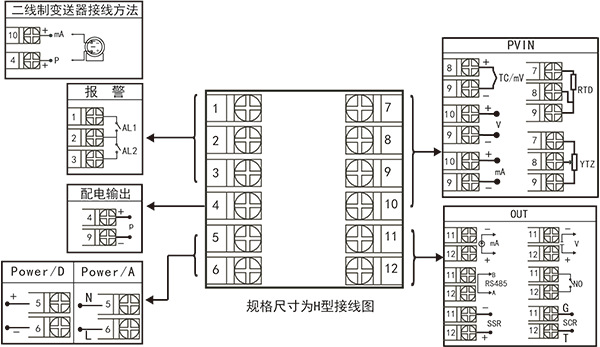 nhr1340a27k1xxa虹润傻瓜60段程序pid温控器调节器压力仪表
