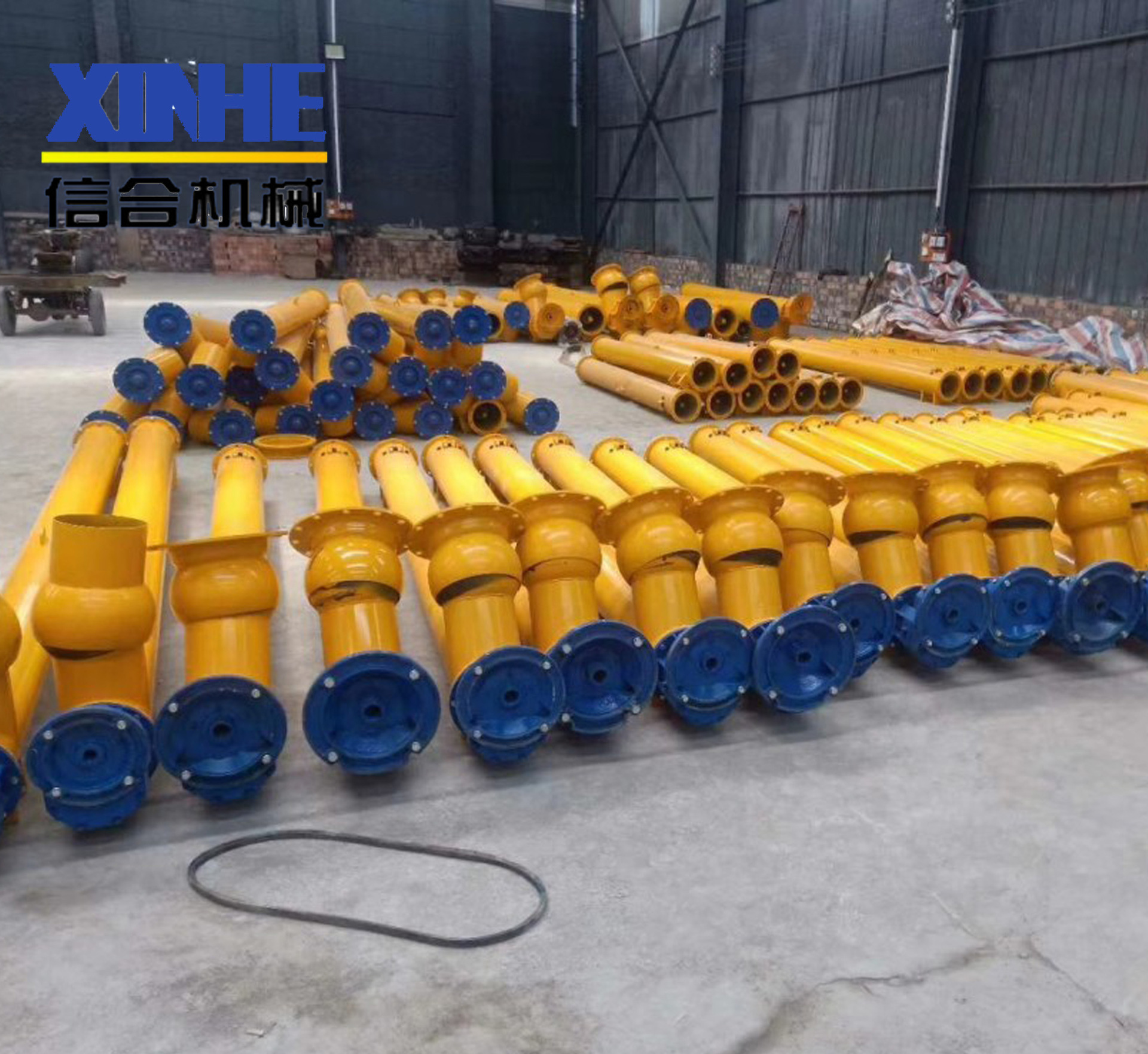 厂家直销水泥绞龙输送机 订制管式 u型螺旋运输机 干粉螺旋输送机