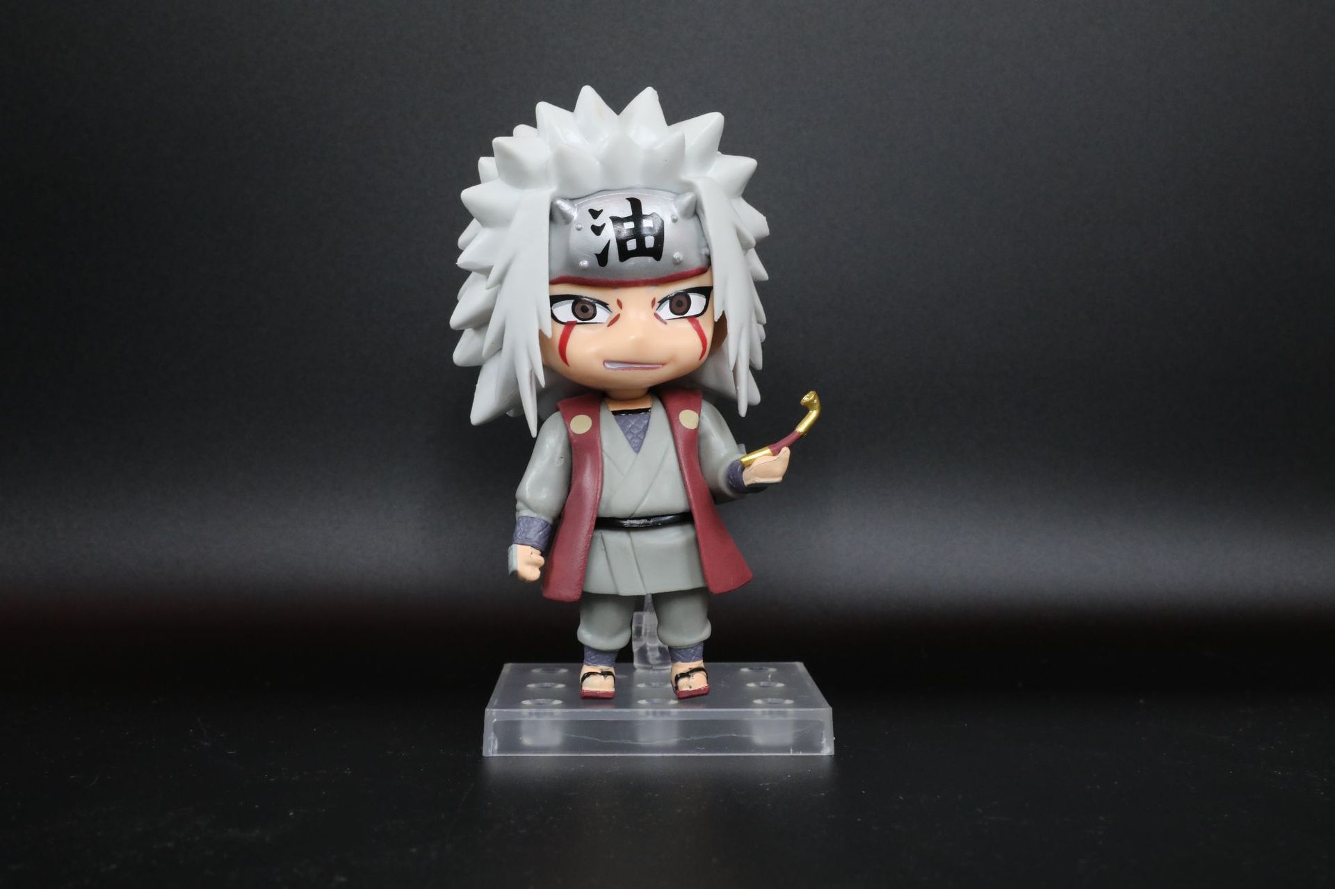 火影41代3款q版 自来也 蛤蟆文太手办模型摆件公仔抓抓机