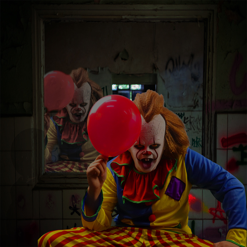 2019新款小丑回魂2面具头套 电影周边pennywise万圣节恐怖面具