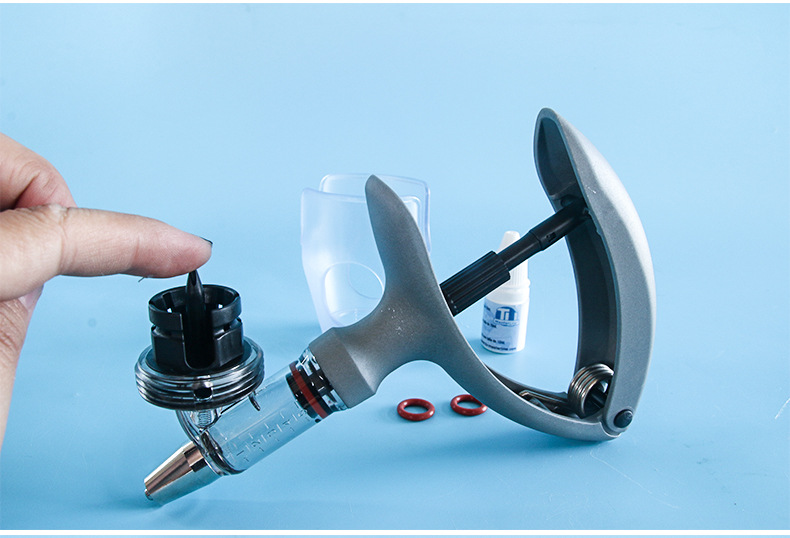 兽用连续注射针器猪鸡鸭针筒德国进口汉克萨斯插瓶疫苗猪用注射器