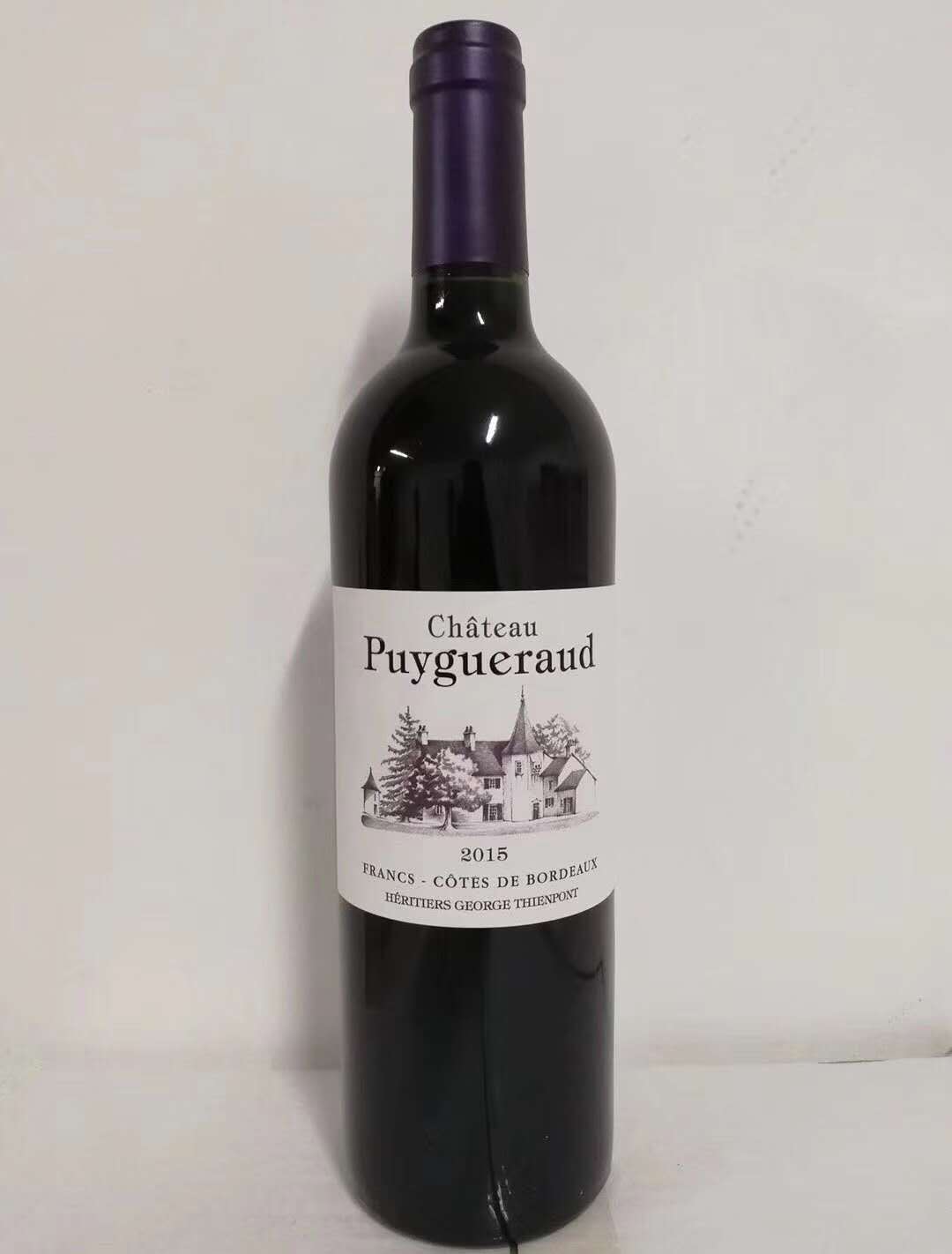 碧嘉露红酒chateau puygueraud裴佳罗城堡红葡萄酒