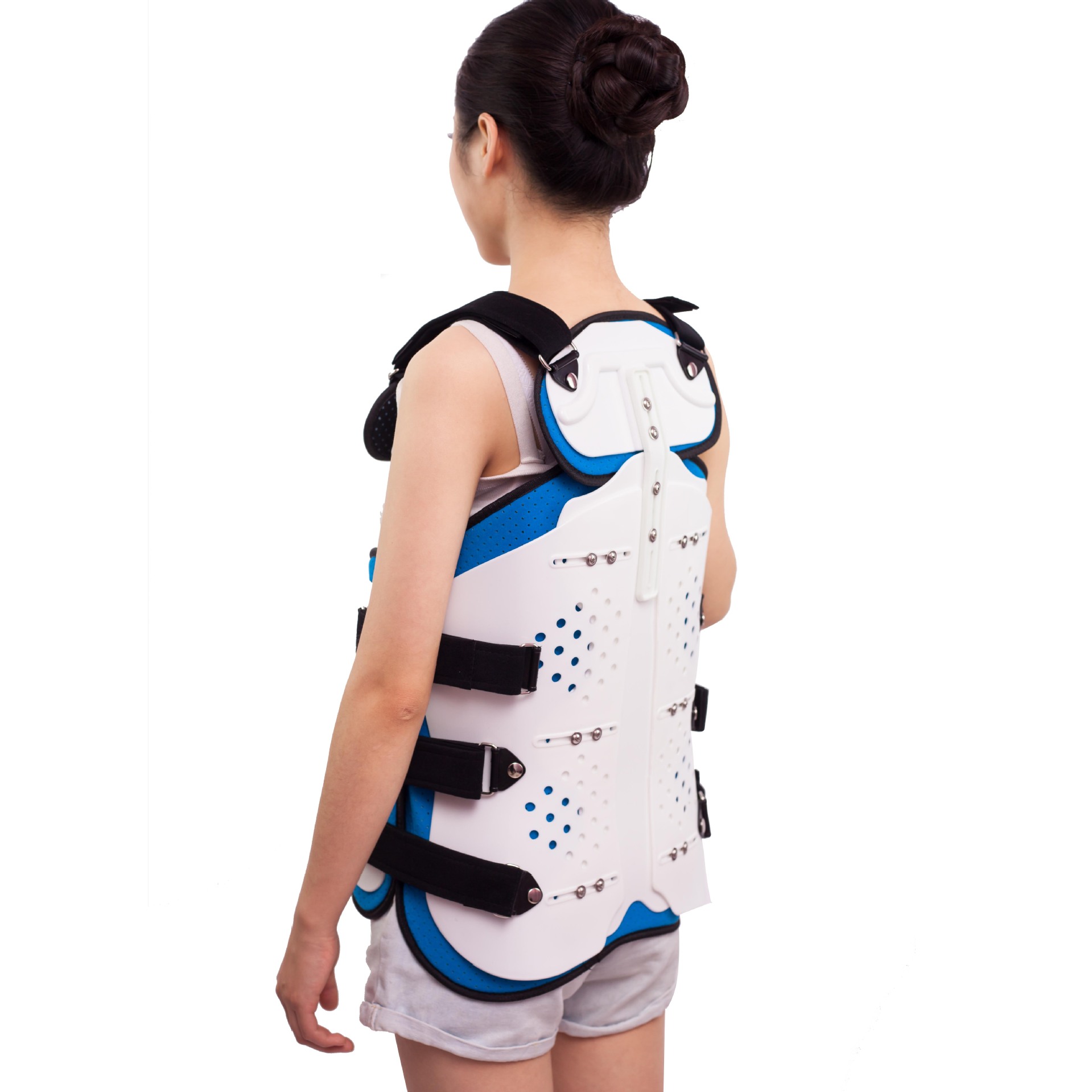 医用胸椎骨折胸矫形器支架加高背架胸腰椎固定支具脊椎压缩性骨折