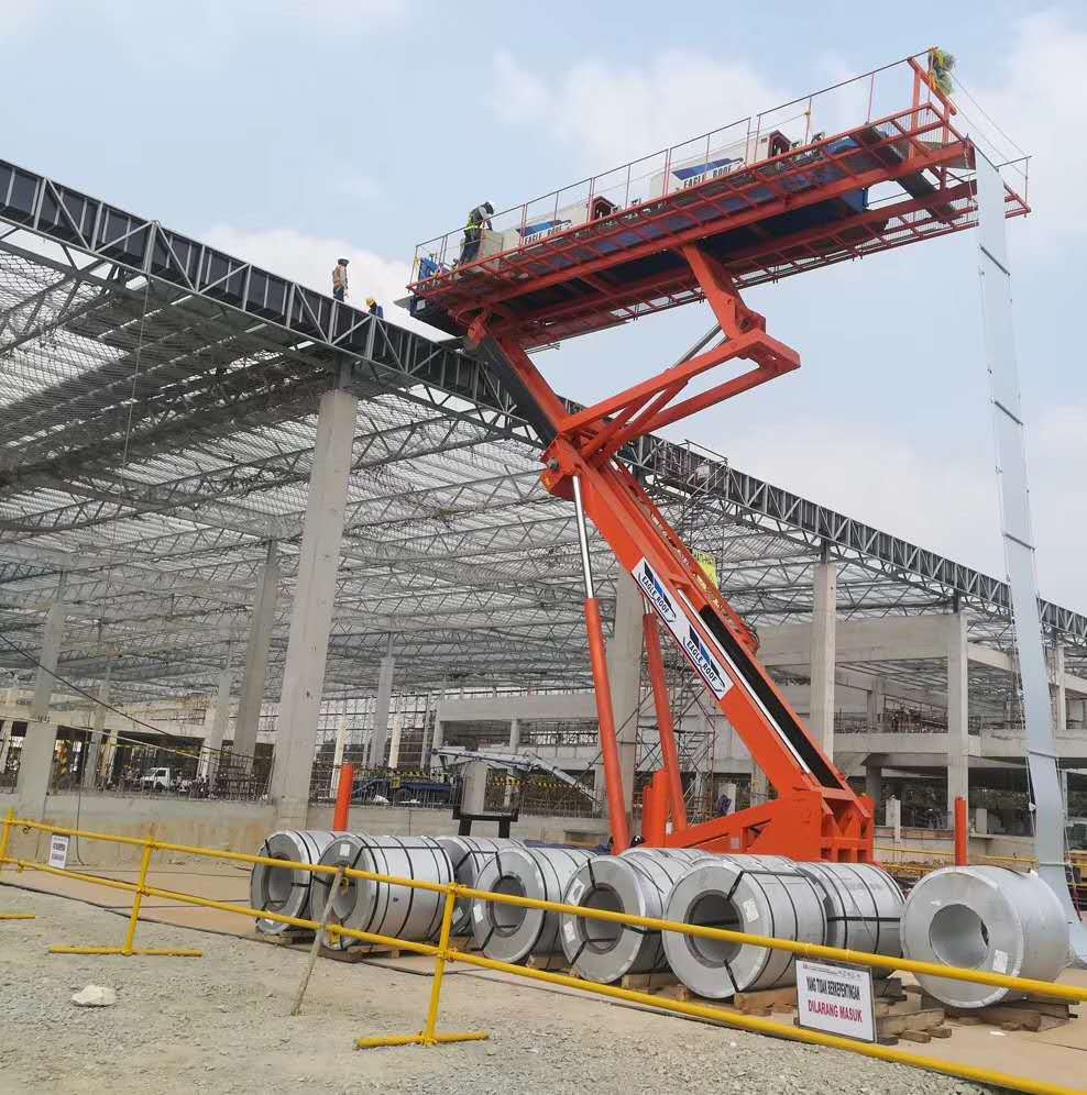 厂家直销 高空作业压瓦机 加高压瓦机 高空升举机